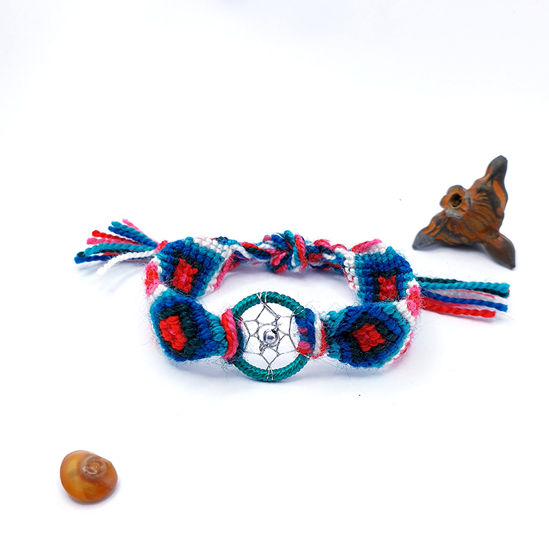 Bratara Ecuador Macrame cu Dream Catcher