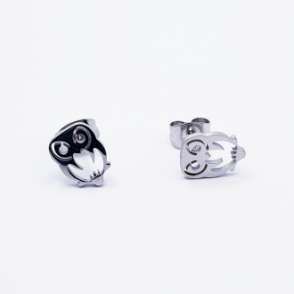 Cercei Inox Bufnita