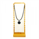Pandant Inox cu Snur din Piele