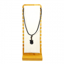Pandant Inox cu Snur din Piele