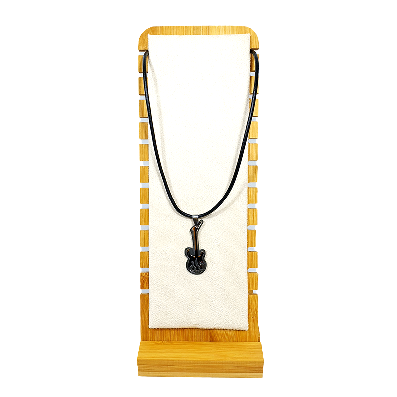 Pandant Inox cu Snur din Piele
