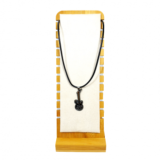 Pandant Inox cu Snur din Piele