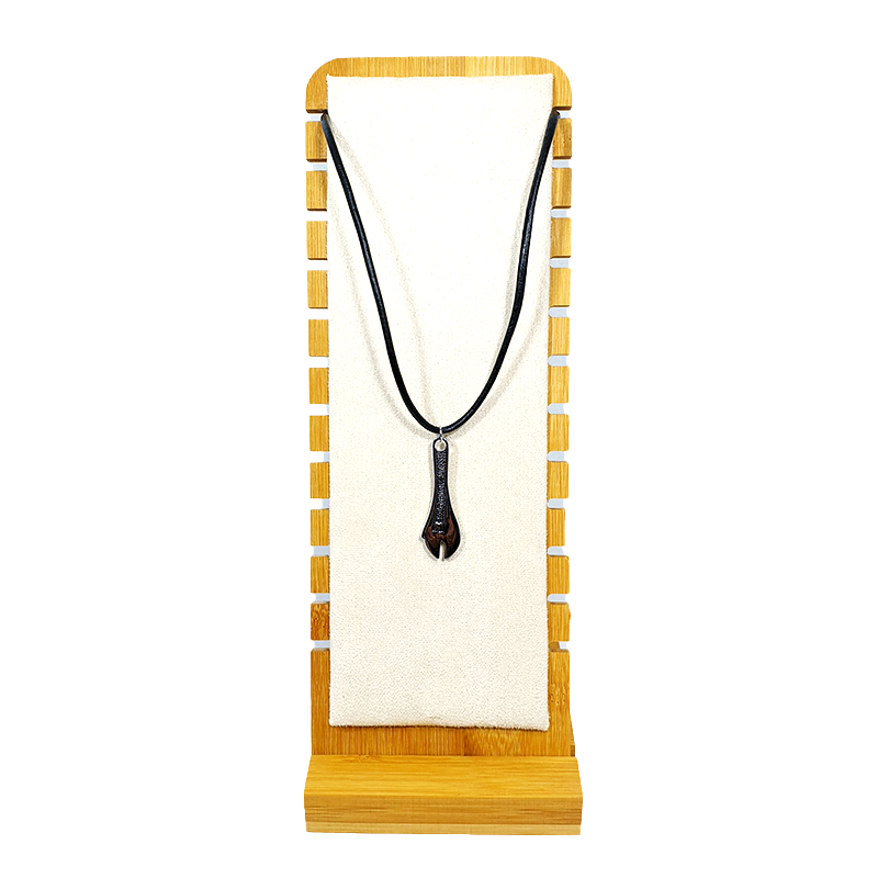 Pandant Inox cu Snur din Piele