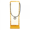 Pandant Inox cu Snur din Piele