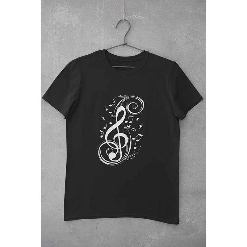 Tricou model Note Muzicale