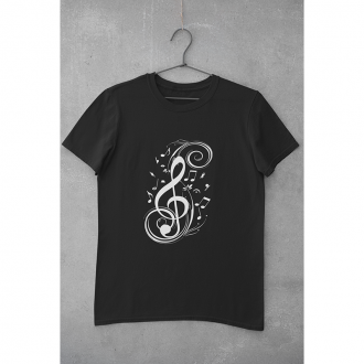 Tricou model Note Muzicale