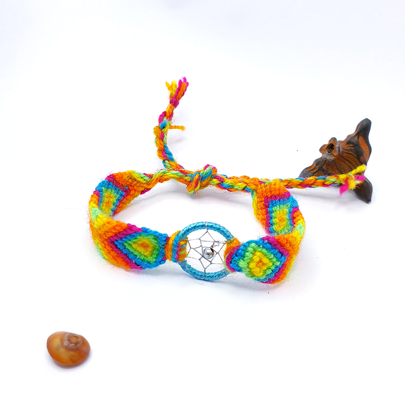 Bratara Ecuador Macrame cu Dream Catcher